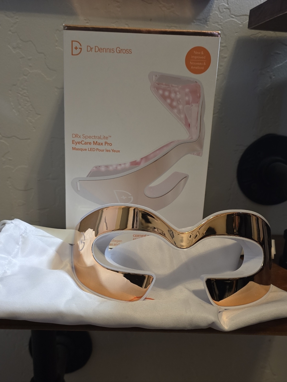 Dr. Dennis Gross SpectraLite EyeCare Max Pro LED Mask - Rose Gold